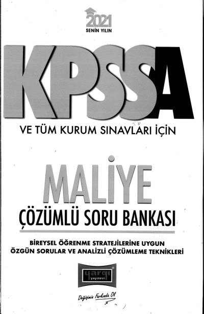 MALİYE ÇÖZÜMLÜ SORU BANKASI 2022 Fotokopinci -