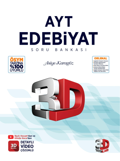 3D AYT EDEBİYAT SORU BANKASI Fotokopinci -