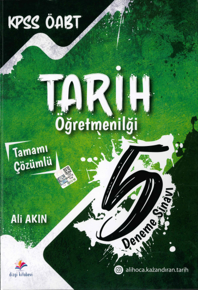 ÖABT TARİH TAMAMI ÇÖZÜMLÜ 5 DENEME Fotokopinci -