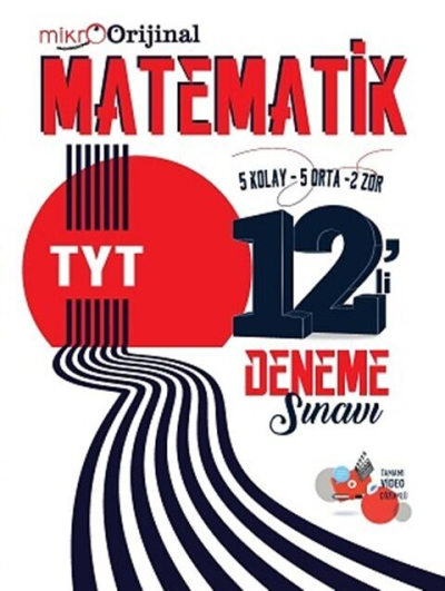 Mikro TYT Matematik 12 li Deneme Sınavı Orijinal Yayınları