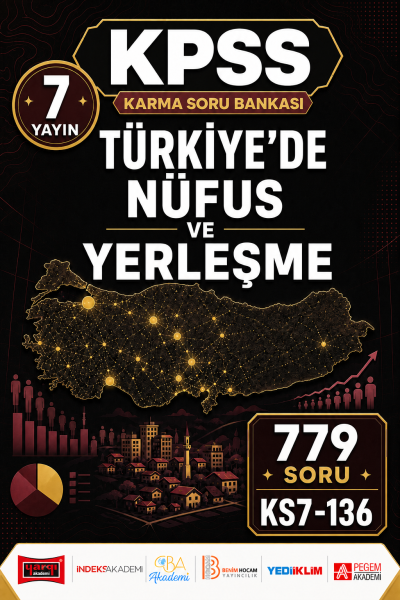 Türkiye’de Nüfus ve Yerleşme 7 Yayın 779 Soru Fotokopinci -
