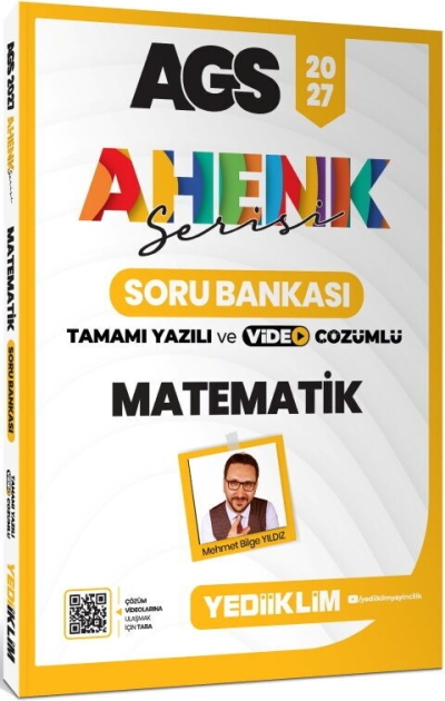 MEB-AGS Sayısal Yetenek Matematik Soru Bankası Çözümlü Ahenk Serisi Mehmet Bilge Yıldız Yediiklim Yayınları Fotokopinci -