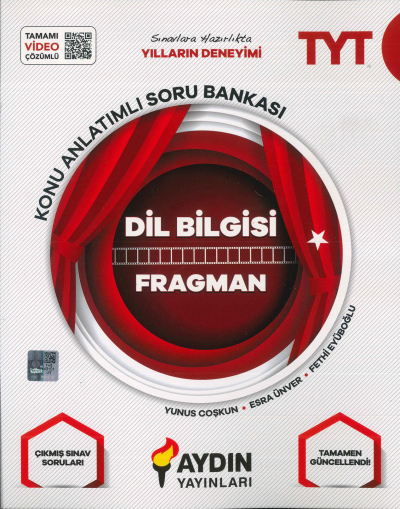 TYT Dil Bilgisi Soru Bankası Aydın Yayınları Fotokopinci -