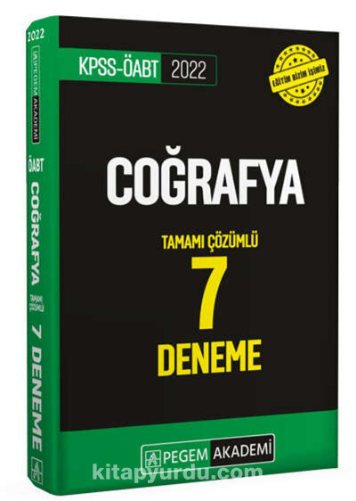 COĞRAFYA TAMAMI ÇÖZÜMLÜ 7 DENEME Fotokopinci -