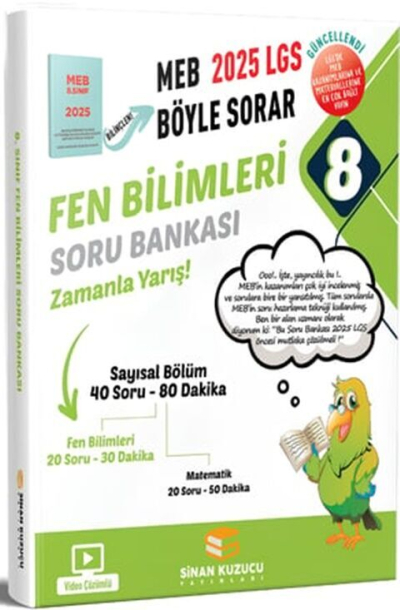 8. Sınıf LGS Fen Bilimleri Soru Bankası Sinan Kuzucu Fotokopinci -