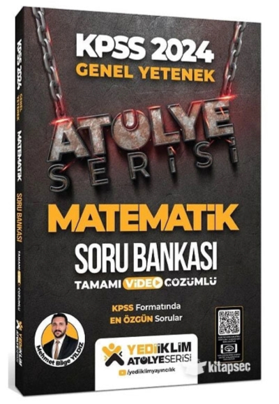 2024 KPSS Matematik Atölye Soru Bankası Çözümlü Yediiklim Yayınları