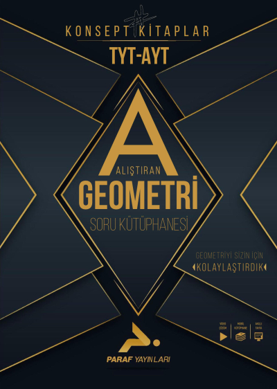 YKS TYT AYT Alıştıran Geometri Konsept Soru Kütüphanesi Prf Paraf Yayınları