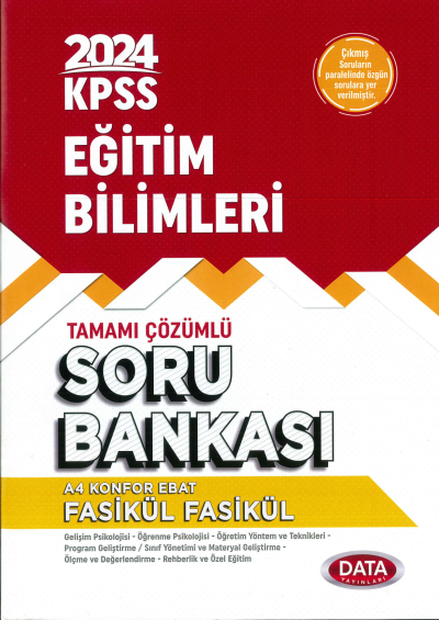 EĞİTİM BİLİMLERİ TAMAMI ÇÖZÜMLÜ SORU BANKASI TÜM DERSLER Fotokopinci -