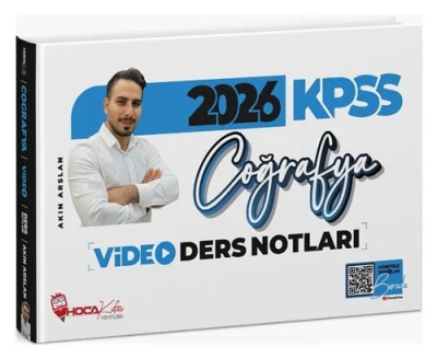2026 KPSS Coğrafya Video Ders Notları Akın Arslan Hoca Kafası Yayınları Fotokopinci -