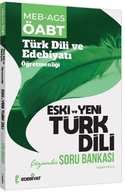 ÖABT Türk Dili Edebiyatı Eski ve Yeni Türk Dili Soru Bankası Edebiyat TV Yayınları Fotokopinci -