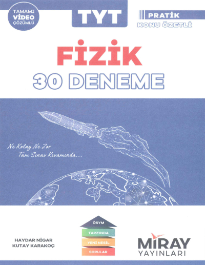 2021 TYT Fizik 30 Deneme Fotokopinci -