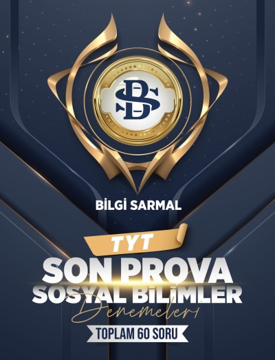 TYT Sosyal Bilimler 60 Deneme Son Prova Bilgi Sarmal Yayınları Fotokopinci -