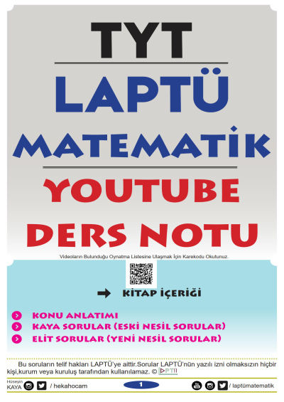 LAPTÜ MATEMATİK TYT Fotokopinci -