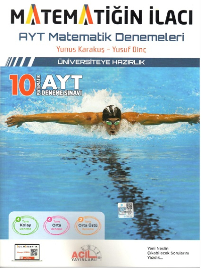 Acil Yayınları AYT Matematiğin İlacı Denemeleri Fotokopinci -