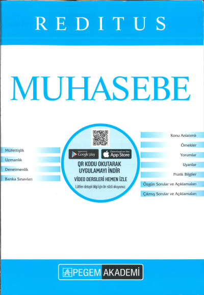 REDİTUS MUHASEBE SORU BANKASI ÇÖZÜMLÜ Fotokopinci -