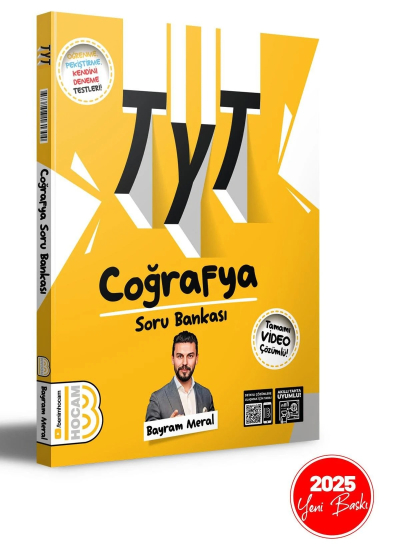 2025 TYT Coğrafya Tamamı Video Çözümlü Soru Bankası Benim Hocam Yayınları