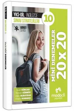 YKS DİL İngilizce Sınav Stratejileri 10 Mini Denemeler 20x20 Modadil Yayınları Fotokopinci -