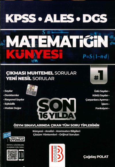 MATEMATİĞİN KÜNYESİ ÇIKMASI MUHTEMEL SORULAR 1. CİLT Fotokopinci -