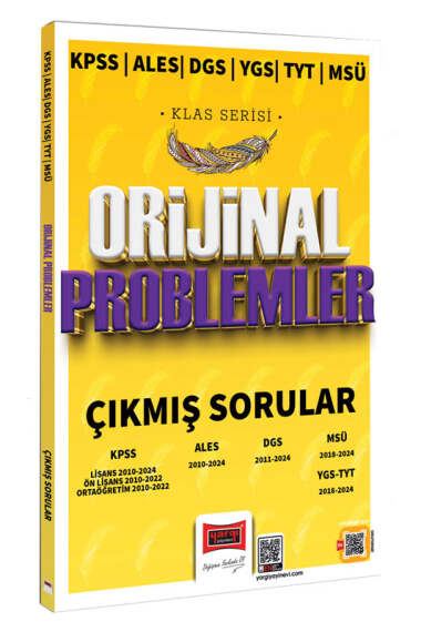 2025 KPSS ALES DGS YGS TYT MSÜ Klas Serisi Orijinal Problemler Çıkmış Sorular Yargı Yayınları Fotokopinci -