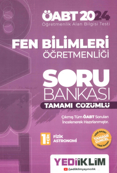 FEN BİLİMLERİ ÖĞRETMENLİĞİ SORU BANKASI TAMAMI ÇÖZÜMLÜ Fotokopinci -