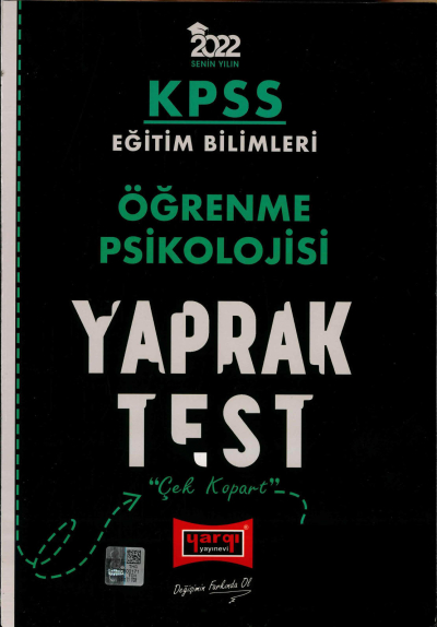 ÖĞRENME PSİKOLOJİSİ YAPRAK TEST Fotokopinci -