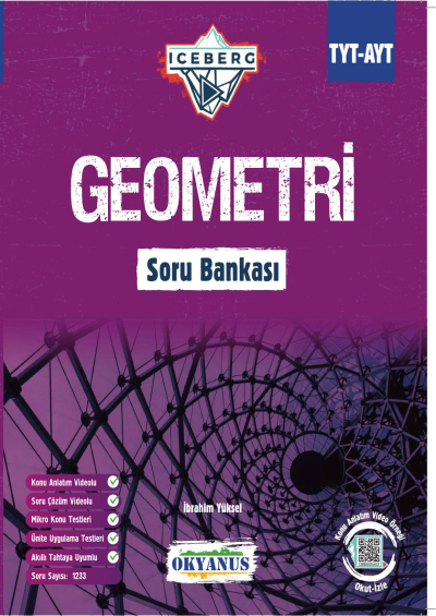 TYT AYT Iceberg Geometri Soru Bankası Okyanus Yayınları Fotokopinci -