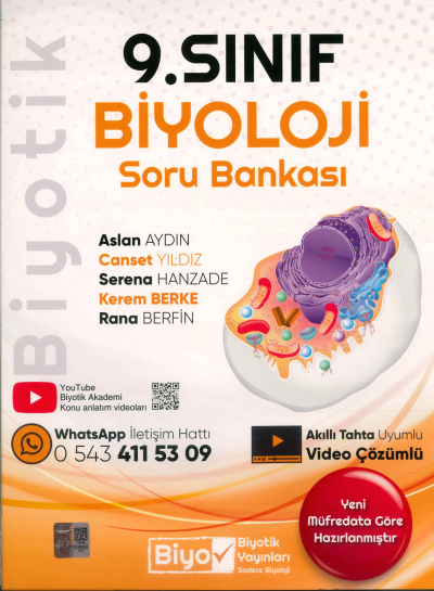 9. Sınıf Biyoloji Soru Bankası Biyotik Yayınları Fotokopinci -