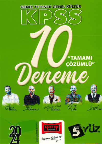 TAMAMI ÇÖZÜMLÜ 10 DENEME (5 YÜZ) Fotokopinci -