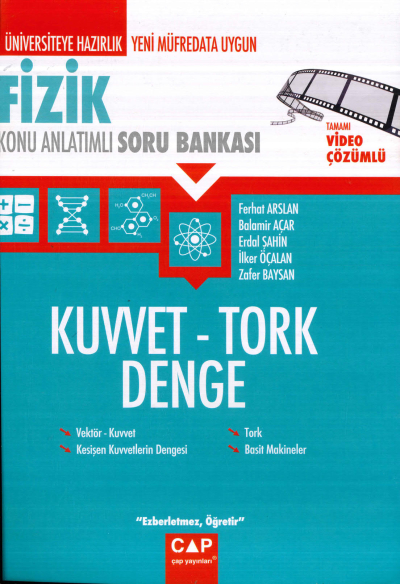 TYT-AYT FİZİK KUVVET TORK DENGE KONU ANLATIMLI SORU BANKASI Fotokopinci -