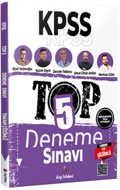 2026 KPSS TOP 5 Tamamı PDF Çözümlü Fasiküller Halinde 5 Deneme Sınavı Dizgi Kitap Fotokopinci -
