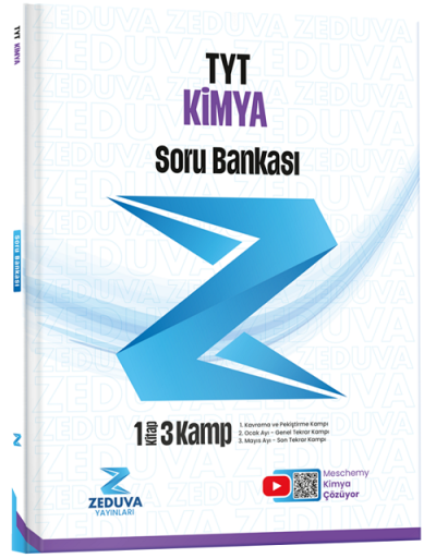 Meschemy Kimya TYT Kimya 1 Kitap 3 Kamp Soru Bankası Zeduva Yayınları Fotokopinci -
