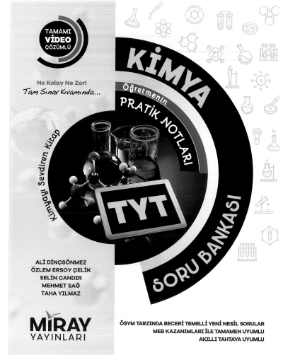 TYT KİMYA ÖĞRETMENİN PRATİK NOTLARI SORU BANKASI