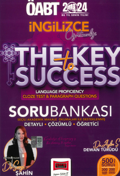 ÖABT İNGİLİZCE THE KEY TO SUCCESS SORU BANKASI ÇÖZÜMLÜ Fotokopinci -
