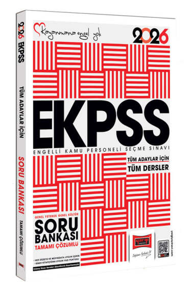 2026 Tüm Adaylar İçin EKPSS GK-GY Tüm Dersler Tamamı Çözümlü Soru Bankası Yargı Yayınları