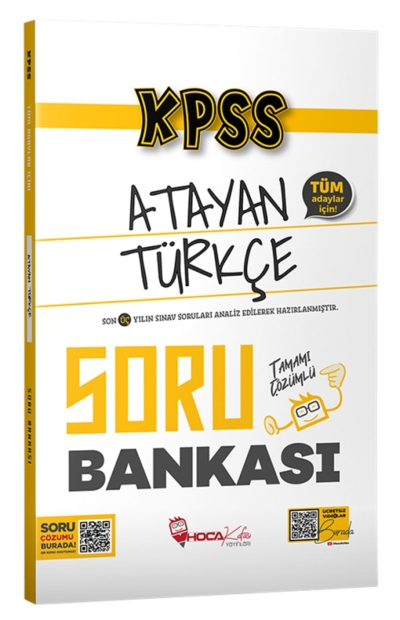 KPSS Türkçe Atayan Soru Bankası Hoca Kafası Fotokopinci -