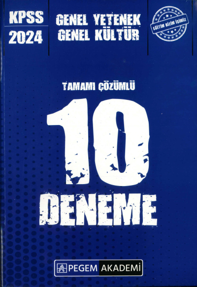 GY-GK TAMAMI ÇÖZÜMLÜ 10 DENEME Fotokopinci -