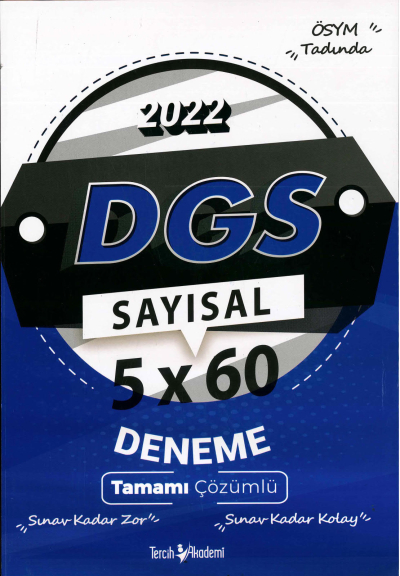 DGS SAYISAL 5x60 DENEME ÇÖZÜMLÜ Fotokopinci -