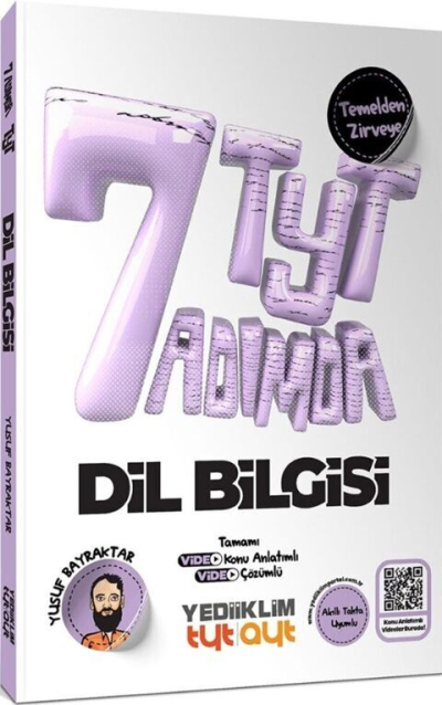 YKS TYT 7 Yedi Adımda Dil Bilgisi Konu Anlatımlı Soru Bankası Çözümlü Yediiklim Yayınları Fotokopinci -