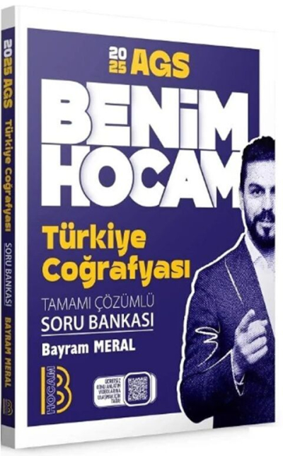 2025 MEB-AGS Türkiye Coğrafyası Soru Bankası Çözümlü Benim Hocam Yayınları Fotokopinci -