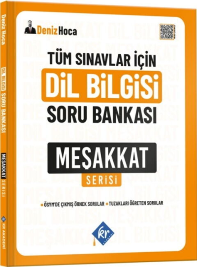 Deniz Hoca Tüm Sınavlar İçin Meşakkat Serisi Dil Bilgisi Soru Bankası KR Akademi Fotokopinci -