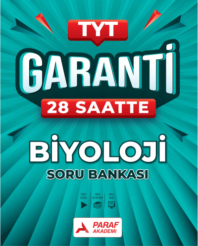 TYT Garanti 28 Saatte Biyoloji Soru Bankası Paraf Akademi Fotokopinci -