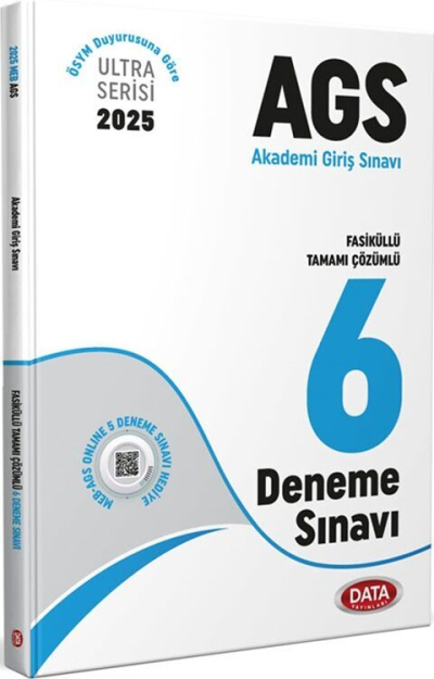 2025 MEB AGS Fasiküllü Tamamı Çözümlü 6 Deneme Sınavı Data Yayınları Fotokopinci -