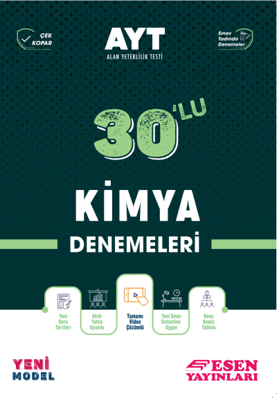 AYT 30'lu Kimya Denemeleri Fotokopinci -