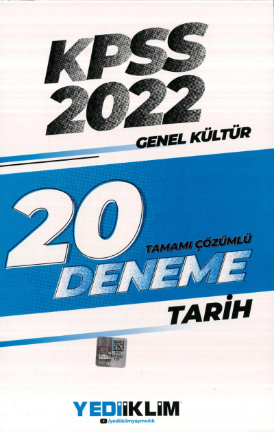 TARİH 20 DENEME ÇÖZÜMLÜ
