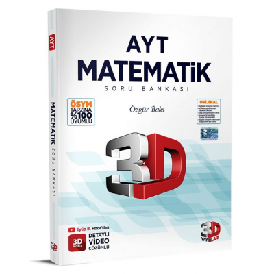 3D Yayınları Ayt Matematik Soru Bankası Fotokopinci -