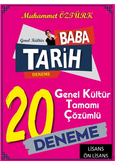 Baba Tarih Genel Kültür Tamamı Çözümlü 20 Deneme Abluka Yayınevi Fotokopinci -