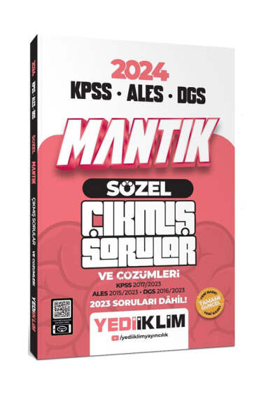 2024 KPSS ALES DGS Sözel Mantık Tamamı Çözümlü Çıkmış Sorular Fotokopinci -