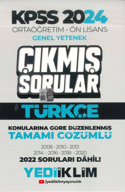 TÜRKÇE ÇIKMIŞ SORULAR 2008-2022 DAHİL TAMAMI ÇÖZÜMLÜ Fotokopinci -