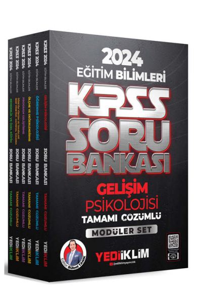 2024 KPSS Eğitim Bilimleri Tamamı Çözümlü Soru Bankası Modüler Set REHBERLİK VE ÖZEL EĞİTİM