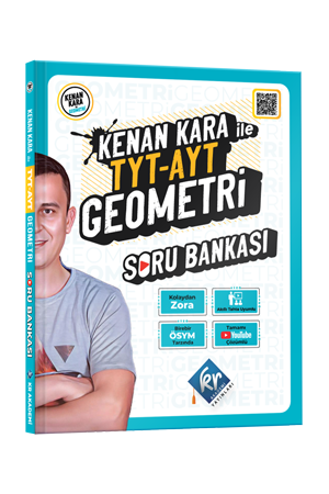 2024 Kenan Kara İle TYT-AYT Geometri Soru Bankası KR Akademi Yayınları Fotokopinci -